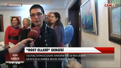 21,01,2016 Ulusal Gönüllüleri ''DOSTELLERİ RESİM SERGİSİ''