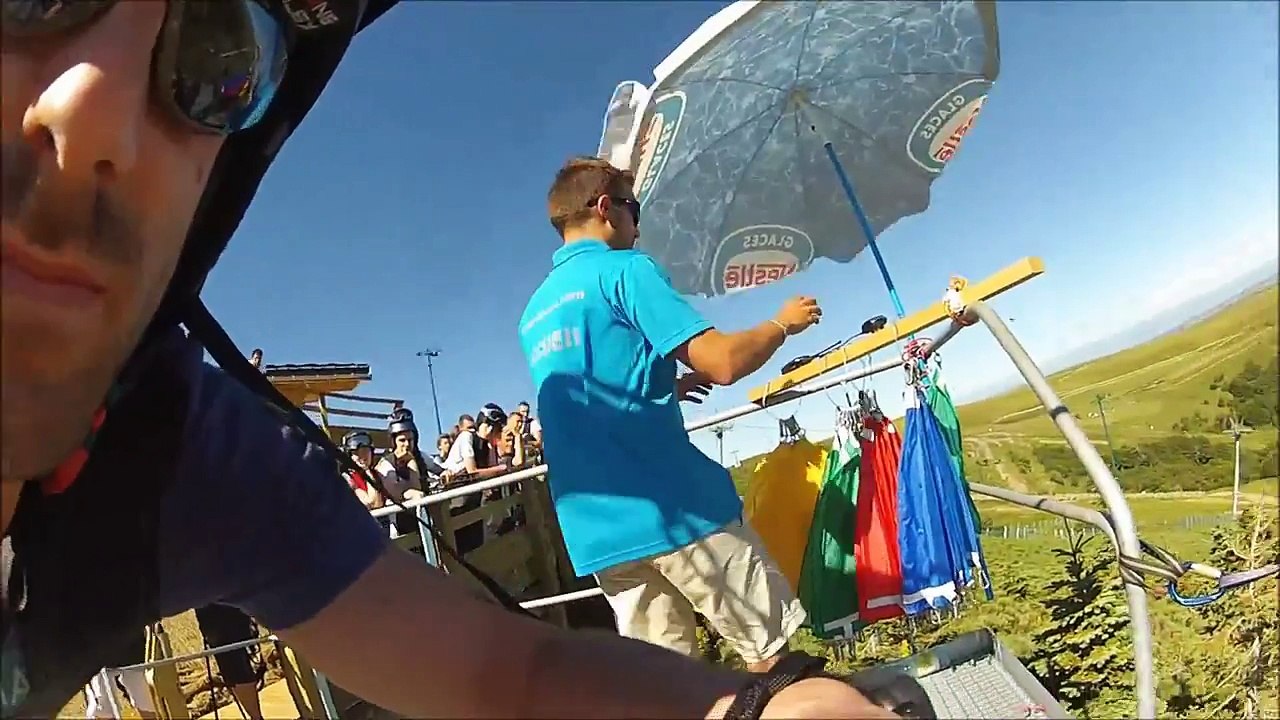 tyrolienne fantasticable super besse 2013