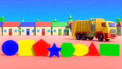 Binkie TV - Garbage Truck - Learn Shapes - For Kids