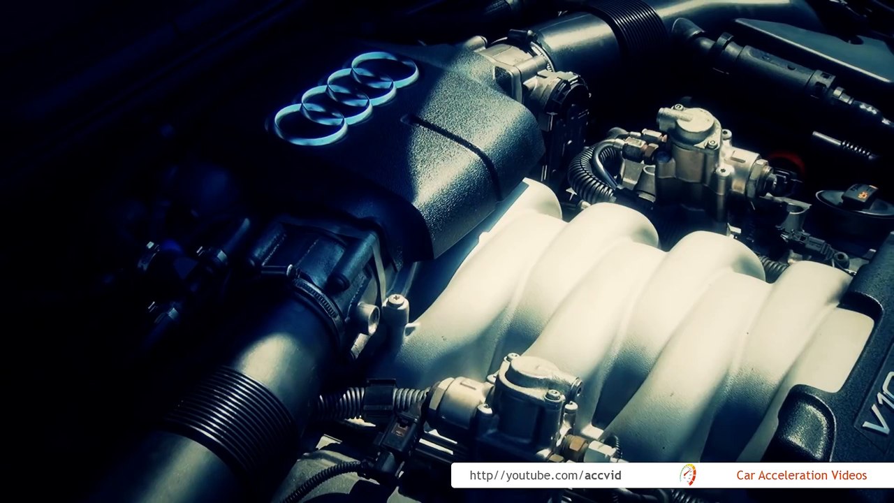 Audi S8 Sound V10 Acceleration Straight Pipes Onboard 4E Exhaust