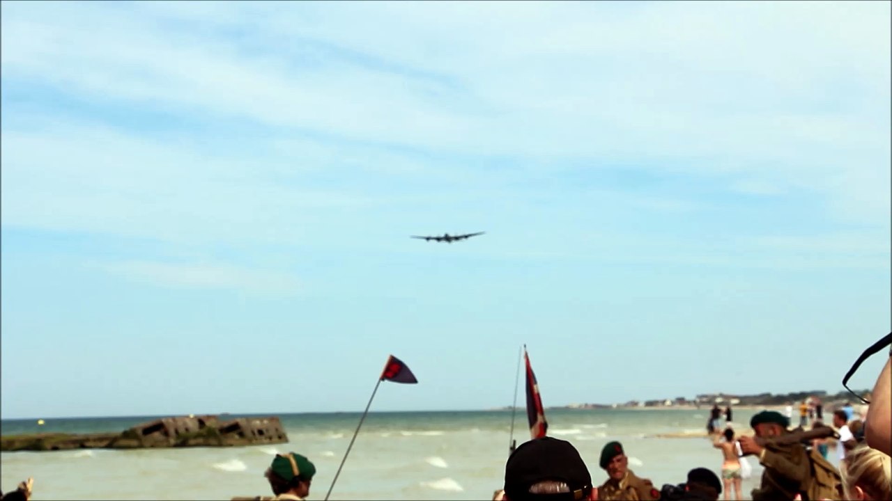 "Merlin over Arromanches" - Warbirds en Normandie (70ème anniversaire du Débarquement)...