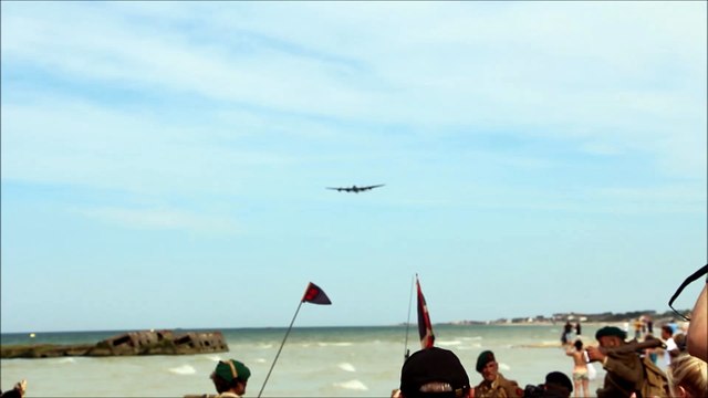 Merlin over Arromanches - Warbirds en Normandie (70ème anniversaire du Débarquement)...