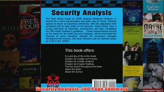 Download PDF  Security Analysis 100 Page Summary FULL FREE