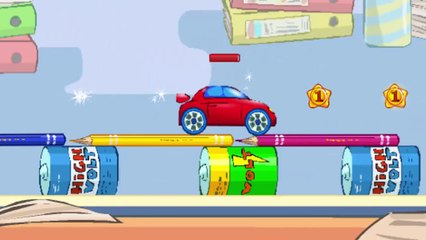 Мультик ИГРА для детей про машинки Гонки на столе