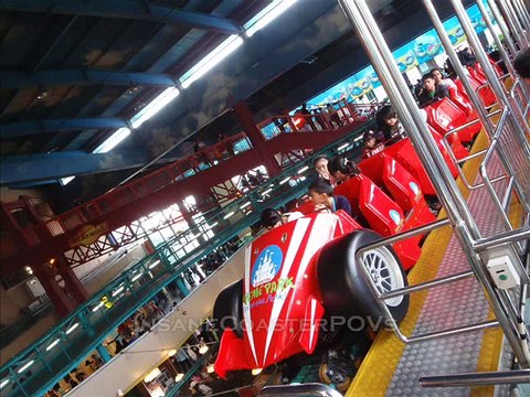 The fake Formula Rossa at Genting Highland Theme Park