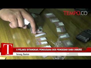 6 Pelaku Ditangkap, Bos Pengedar Sabu Diburu