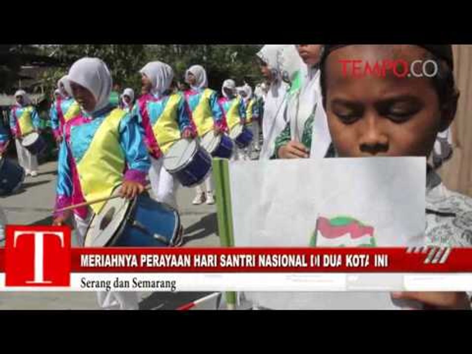 Meriahnya Perayaan Hari Santri Nasional di Dua Kota Ini