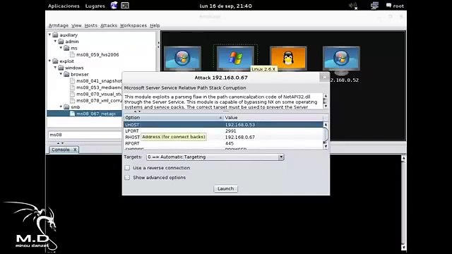 KALI LINUX HACK PC ARMITAGE