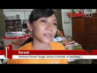 Begini Darwati Bisa Lulus Sebagai Sarjana Terbaik