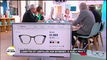 Dossier du Jour : Lunettes et lentilles sur internet, à quels prix ?
