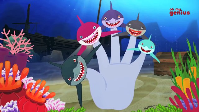 Finger Family | Shark Finger Family | Sharks | Kids Songs | Finger Family Nursery Rhymes