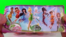 Disney Kinder Surprise Eggs Pirate Fairies Tinker Bell Princess Fairy Toys Opening Video