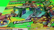 Teenage Mutant Ninja Turtles T-Machines Toys Garage & Lair Playset Fun Toy Review