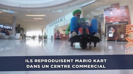 Ils reproduisent Mario Kart en vrai dans un centre commercial