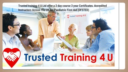 Paediatric first aid training course