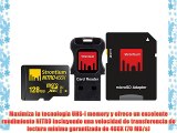 Strontium Nitro MicroSD UHS-1 de tarjeta de memoria con adaptador y lector de tarjetas 128