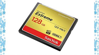 SanDisk SDCFXSB-128G-G46 Tarjeta de memoria Compact Flash de 128 GB amarillo