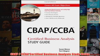 Download PDF  CBAP  CCBA Certified Business Analysis Study Guide FULL FREE