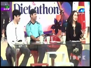 Nadia Khan Show - 10 February 2016 Part 3 - Diet-a-Thon