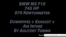 BMW M5 F10 Acceleration 745 HP 0-300 Onboard V8 Sound Exhaust