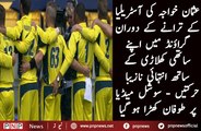 Usman Khawaja Grabs During Australian National Anthem | PNPNews.net