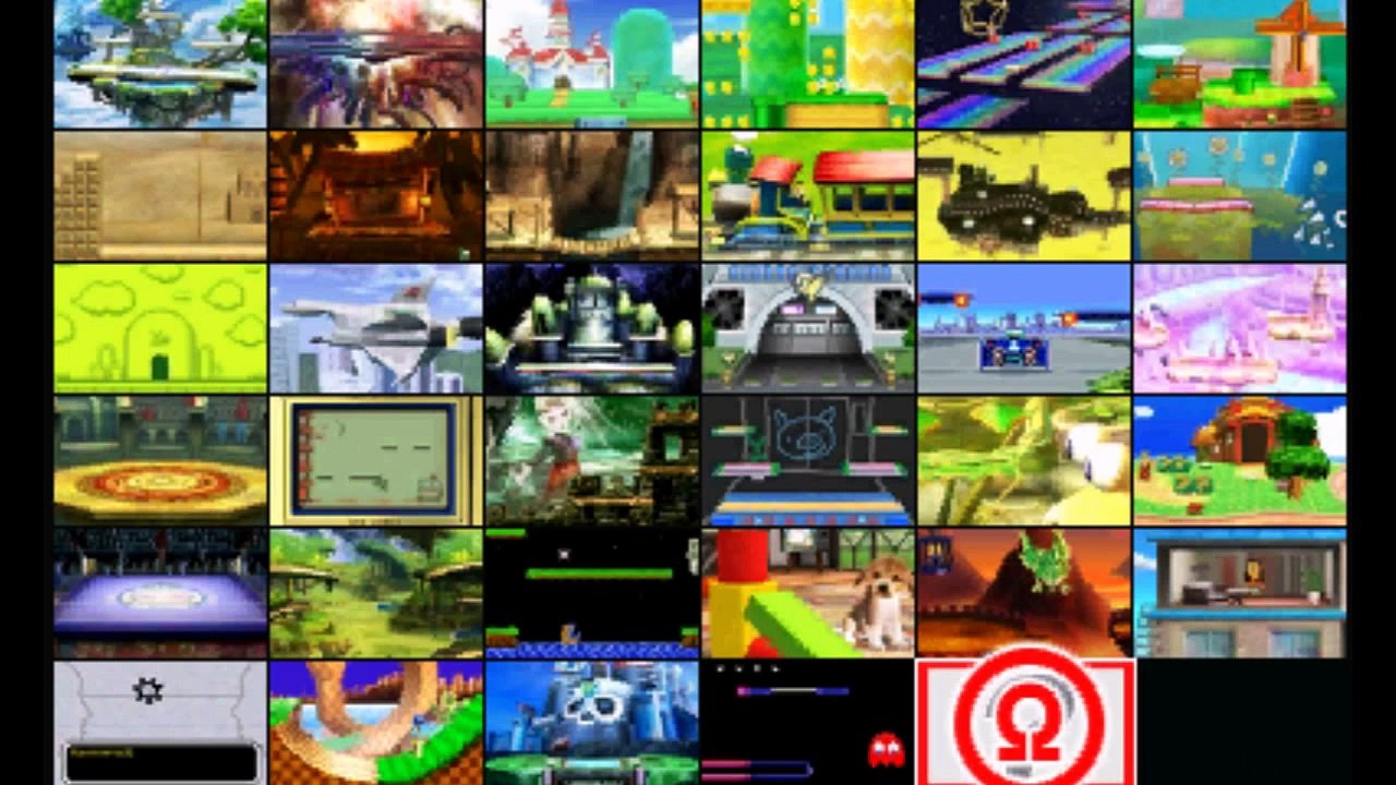 Smash Girls Fight 3 - Zelda Vs Peach Vs Rosalina Vs Palutena - Super Smash Bros 3DS