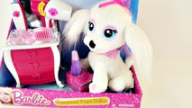 BARBIE Glam Up Your Puppy - Color Change Hair, Nails   Eyeshadow Barbies Pampered Pup Salon Toy