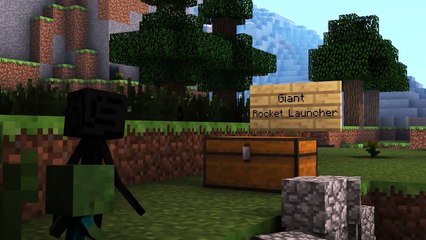 Monster School Preschool - Rocket Launchers! - Minecraft Animation