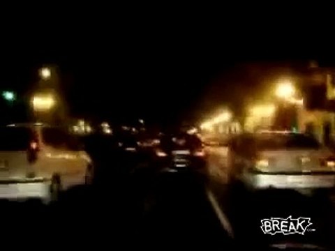 Придурок снимает на видео свое безбашенное вождение