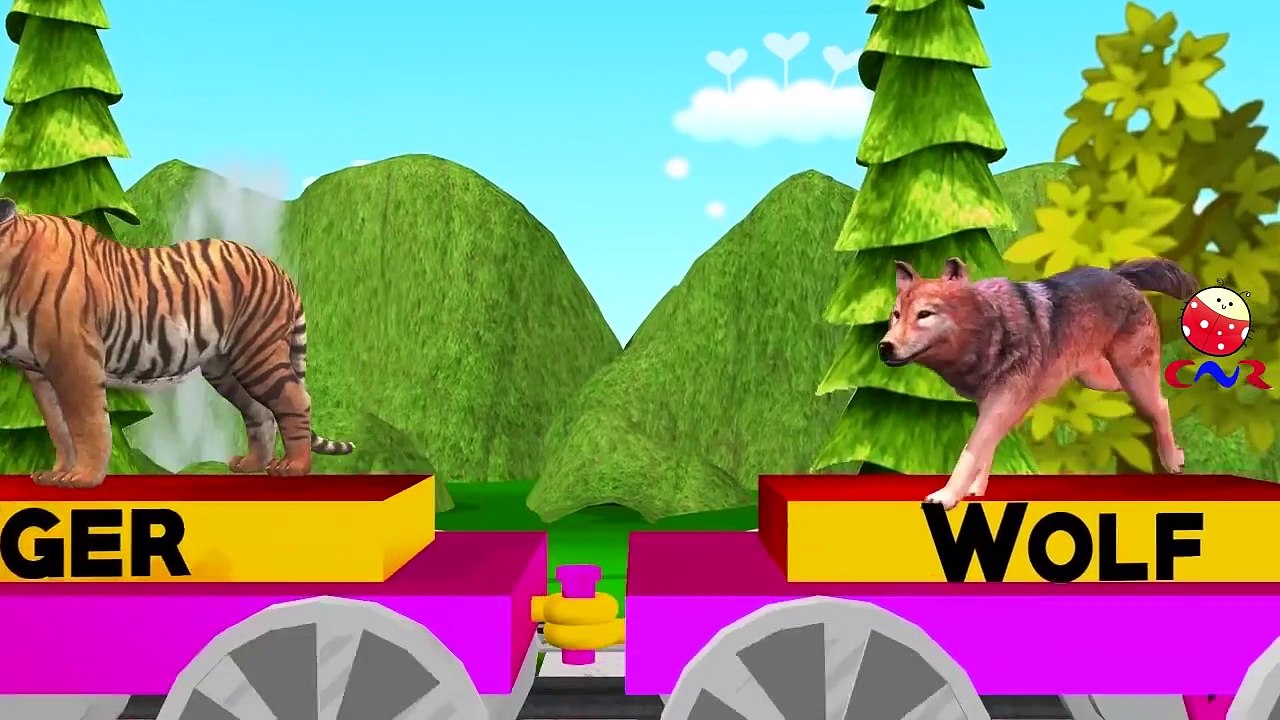 Dinosaurs Cartoon Finger Family Nursery Rhymes | Learning Animals Video Johny Johny Yes Pa