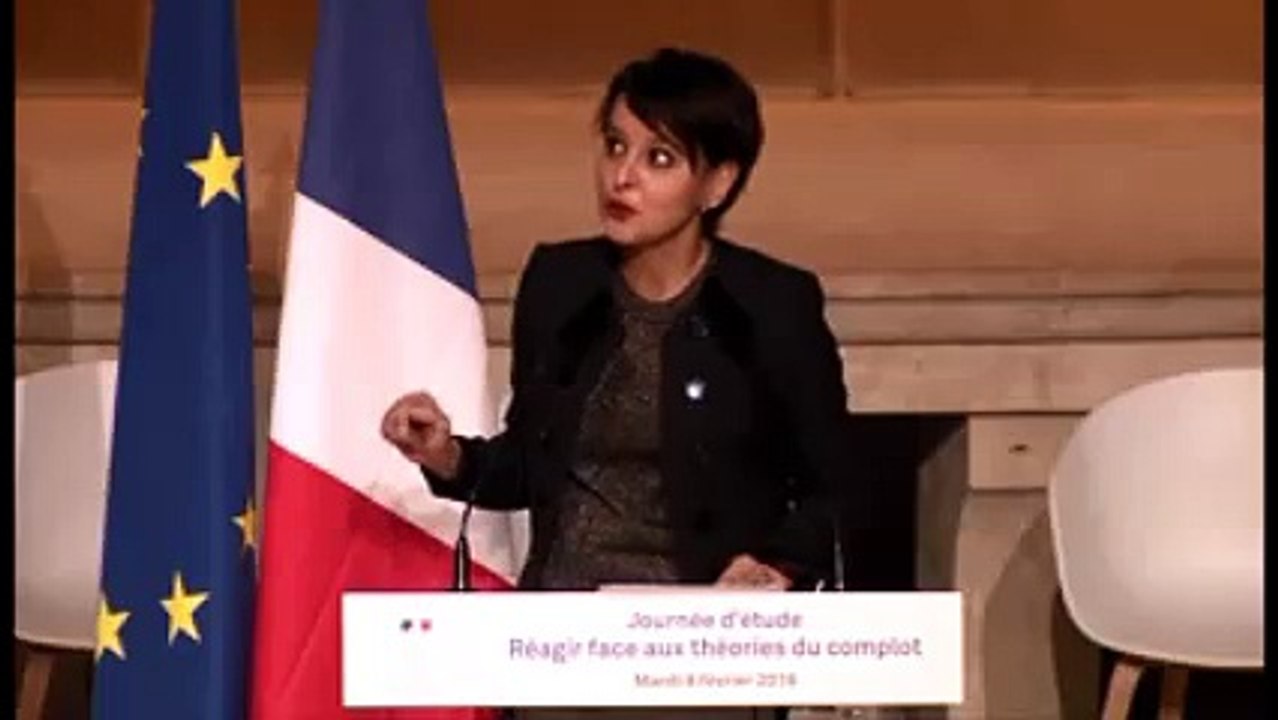 Théorie du complot et rumeurs : le discours très drôle de Najat Vallaud Belkacem