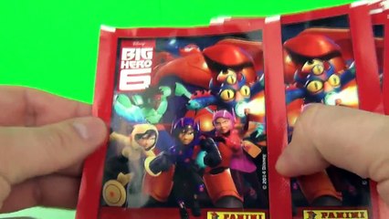 Disney BIG HERO 6: 21 Sticker Packs Surprise Opening + Panini Kids Sticker Album & Special Stickers