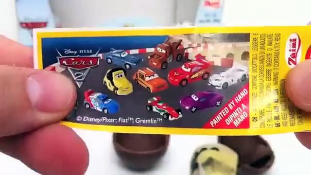Cars 2 Surprise Eggs Unboxing Disney Pixar toy gift - Kinder sorpresa huevo juguete regalo Cars