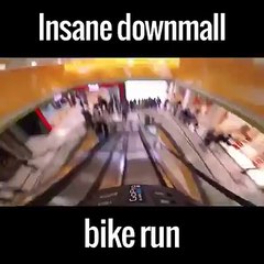 Insane downall bike run like amazing.