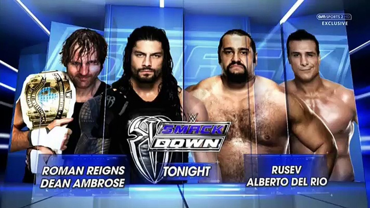 SMACKDOWN 02-04-2016 PART 1 ROMAN REIGNS