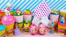 surprise eggs cars hello kitty spongebob disney toys Play doh peppa pig barbie mlp sofia frozen