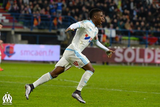 Caen 1-3 OM : le but de Bouna Sarr (82e)