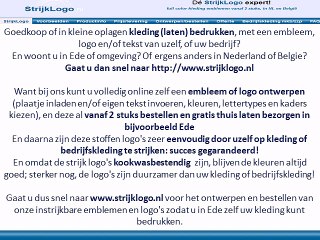 Kleding bedrukken Ede