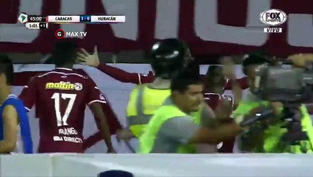 Caracas FC (Ven) 2-1 Huracán (Arg) - All Goals and Highlights HD - Copa Liber