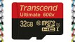 Transcend Micro SDHC U1 Ultimate - Tarjeta de memoria Micro SD de 32 GB UHS-I (90MB/s 600x