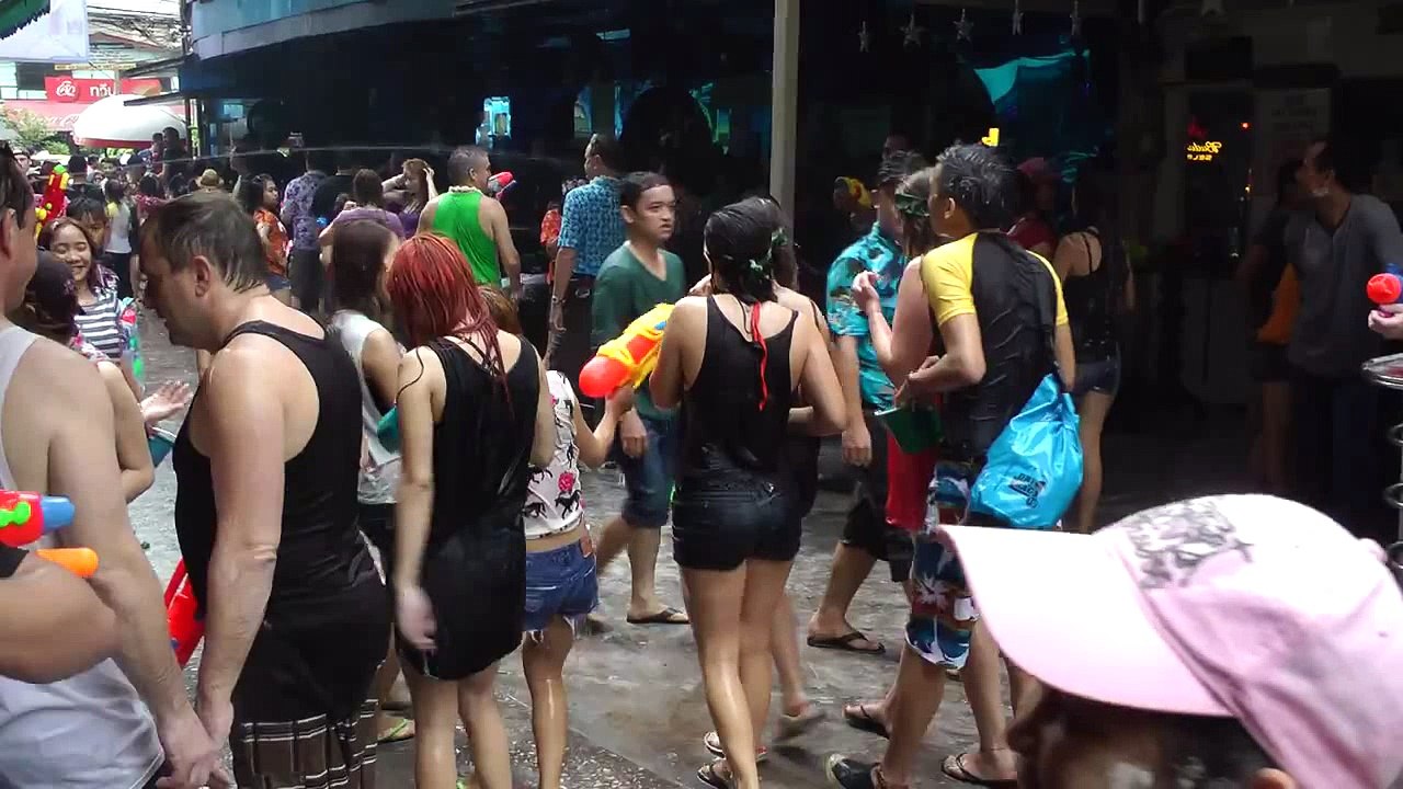 songkran 2014 bangkok thailand at soi cowboy