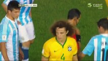 David Luiz Red Card | Argentina vs Brazil 1 1 World Cup 2018 CONMEBOL Qualification