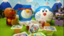 Dora Doraemon jelly with piggy bank❤Anpanman anime & toys Toy Kids toys kids animation anpanman