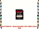 Sony SF-64UX2 SD -  Memory Card SDXC  UHS-1 94MB/s Class 10 64GB