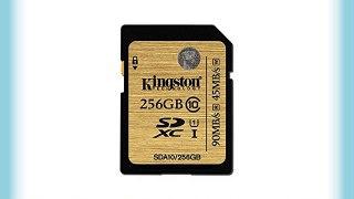 Kingston SDA10/256GB - Tarjeta SD profesional de 256 GB (UHS-I SDHC/SDXC clase 10)
