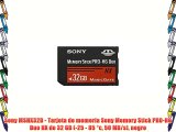 Sony MSHX32B - Tarjeta de memoria Sony Memory Stick PRO-HG Duo HX de 32 GB (-25 - 85 °c 50