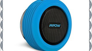 Mpow Buckler Altavoz Bluetooth Portátil Impermeable 5W de Potencia con Mic y Ventosa  Aporta