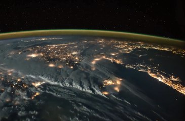 Des orages filmés depuis l'espace en Timelapse