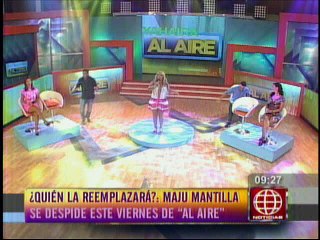 ¿Quien la Reemplazara? - Maju Mantilla se despide Este Viernes de Al Aire