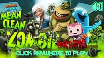 Monsters Vs Aliens Mean Clean Zombie Brains Full Gameplay- Monsters Vs Aliens Games